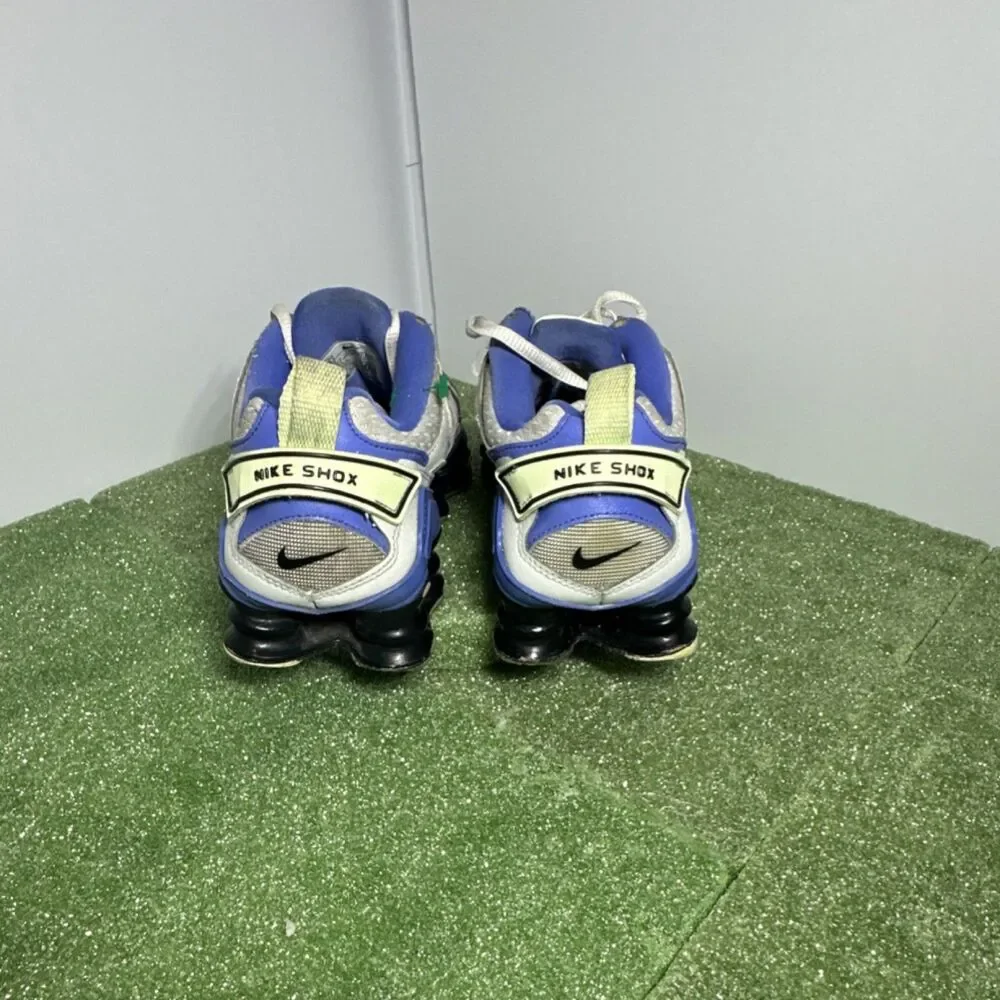 Nike Shox Blue White Yellow Black Size 6.5   Men's Sneaker Athletic